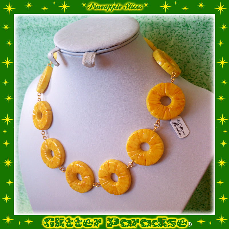 Necklace: Pineapple Slices