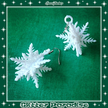 Earrings: Snowflakes