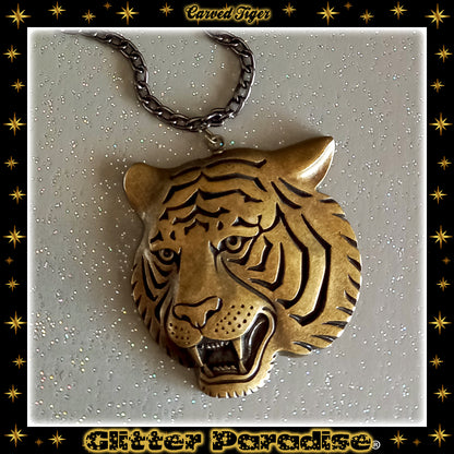Necklace: Carved Tiger