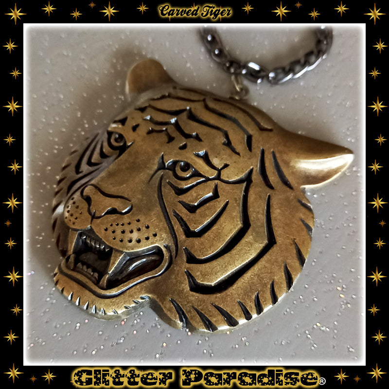 Collar: Carved Tiger