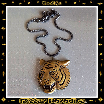 Necklace: Carved Tiger