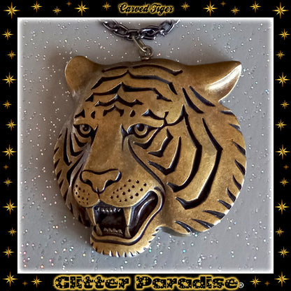 Collar: Carved Tiger