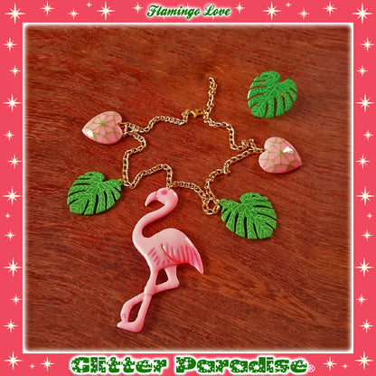 Necklace: Flamingo Love