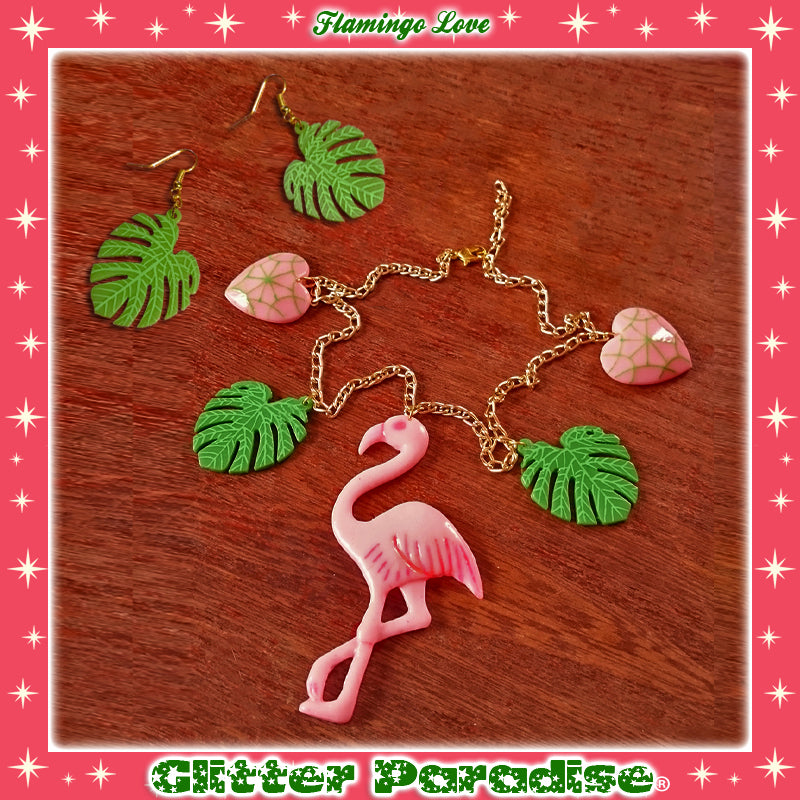 Necklace: Flamingo Love