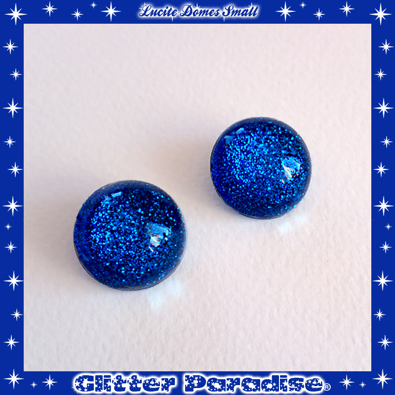 Earrings: Confetti Lucite Dômes Small